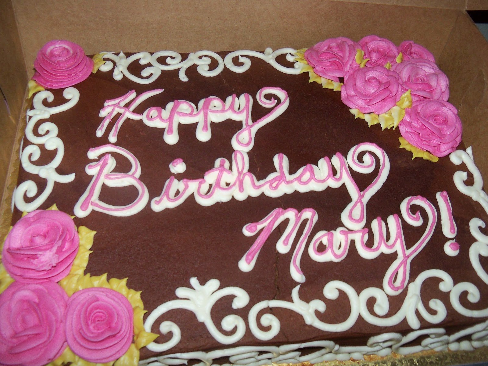 Торт с днем рождения Маша