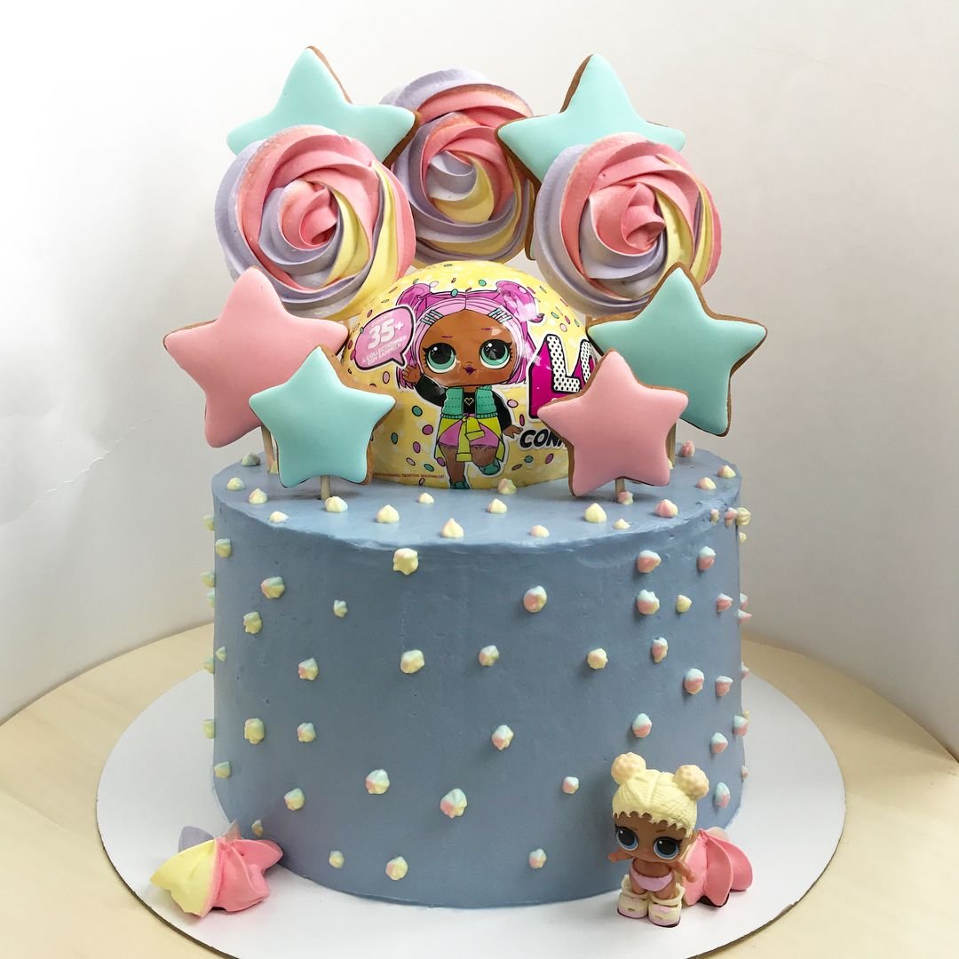 Торт на 5 лет девочке