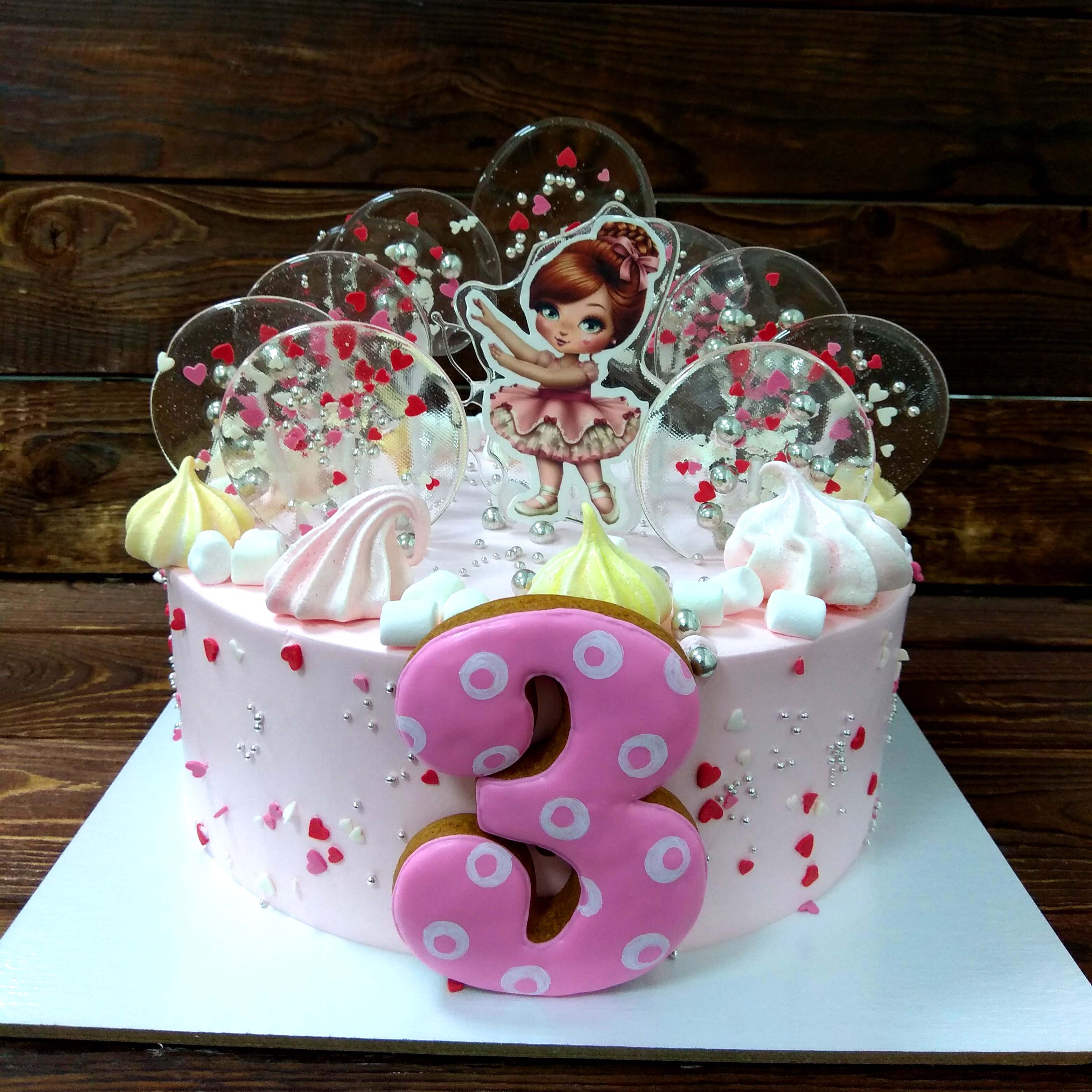 Торт для девочки 3 годика