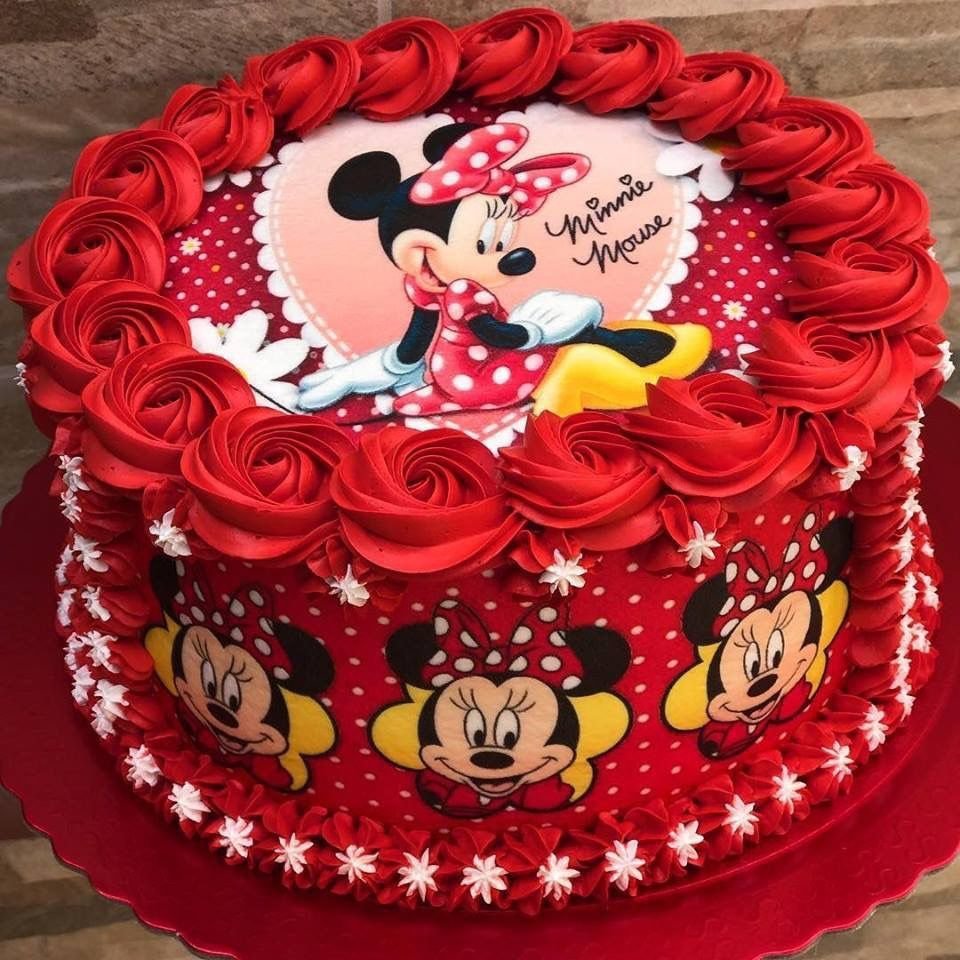 Торт на день рождения девочке Микки Маус