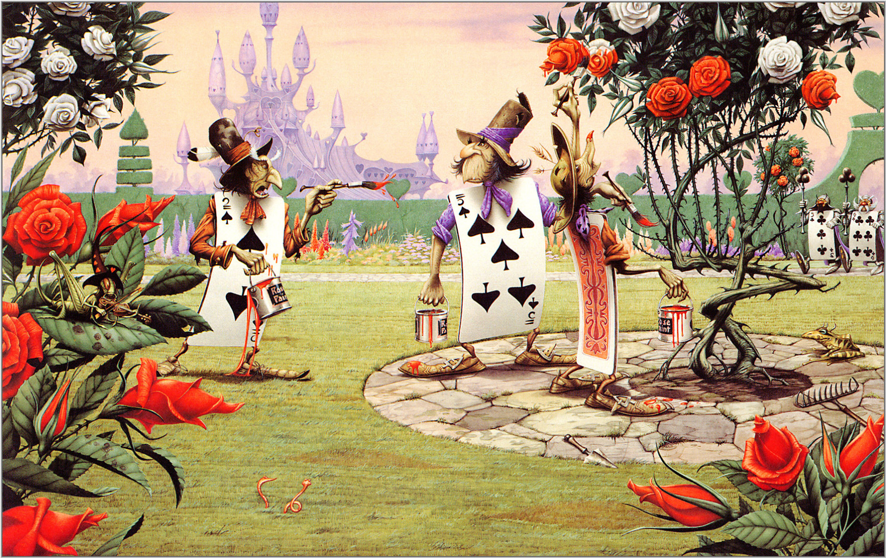 Иллюстрации к сказке Алиса в стране чудес Льюис Кэрролл