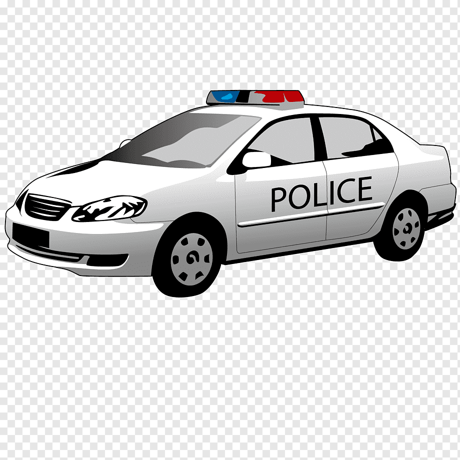 Полицейский автомобиль вектор