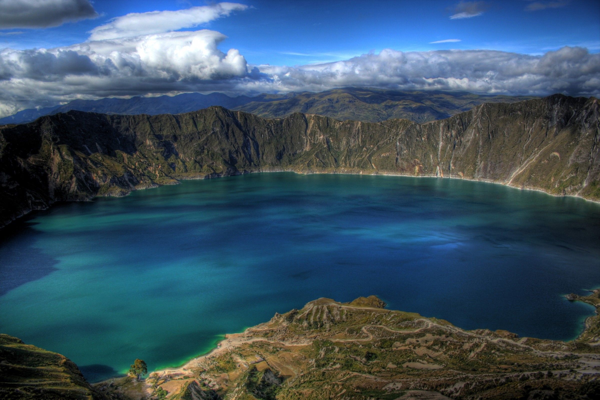 Килотоа озеро Эквадор