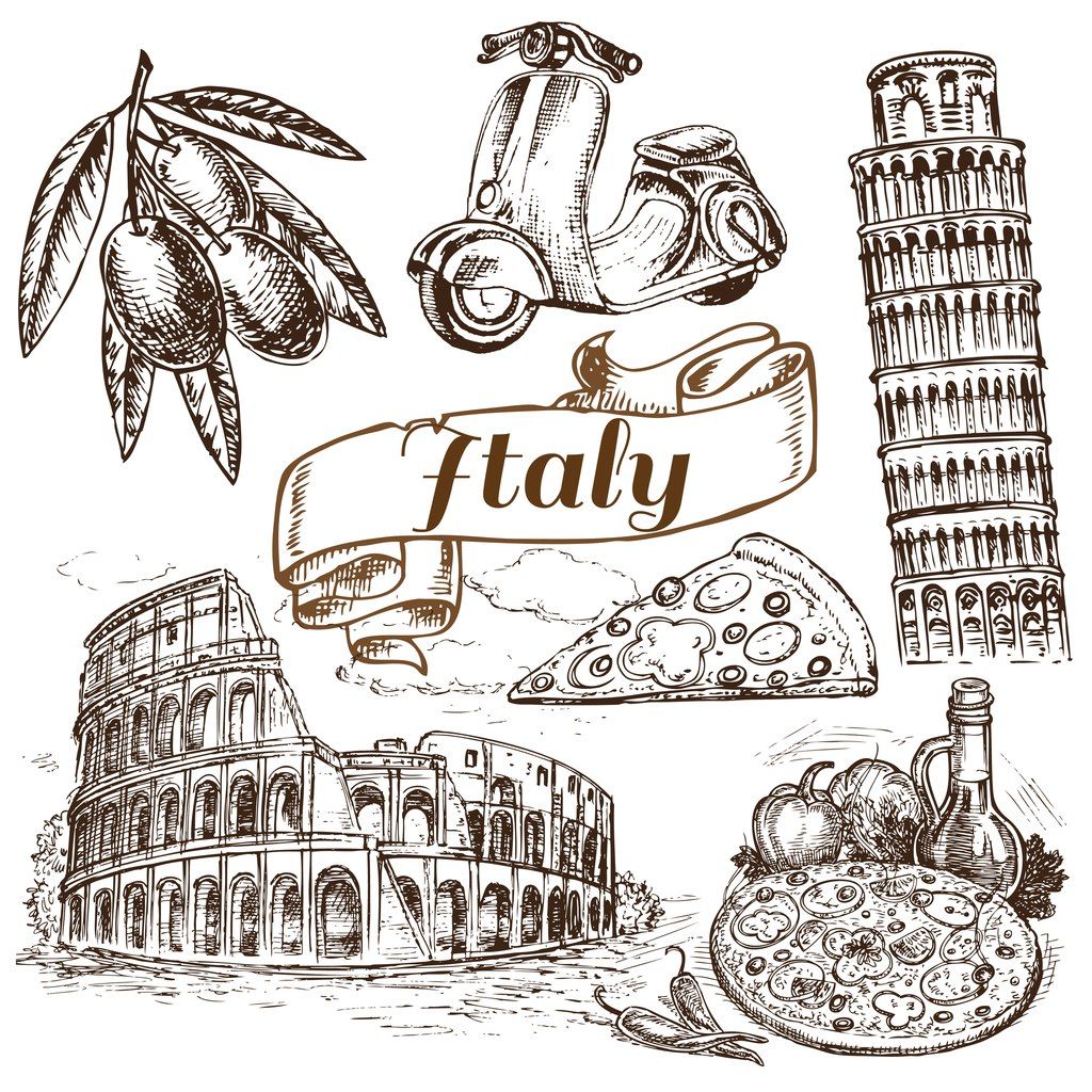 Рисунки на тему Италия