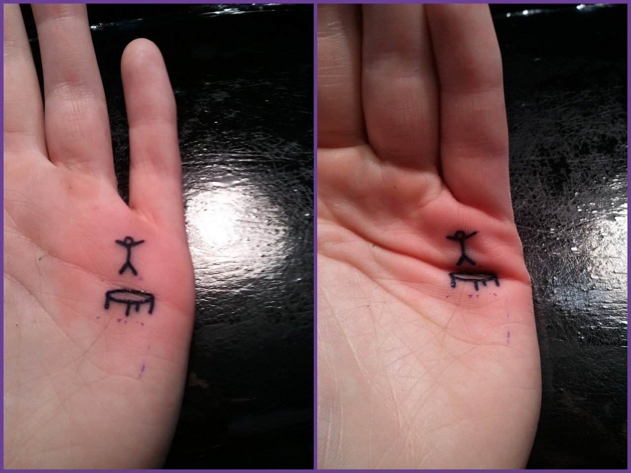 Татуировки маленькие на руке ручкой